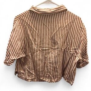 Striped Red and White Women's Top